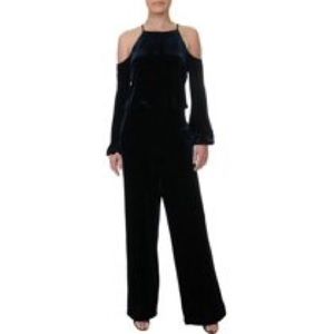 Ralph Lauren Velour Emerald Green Jumpsuit